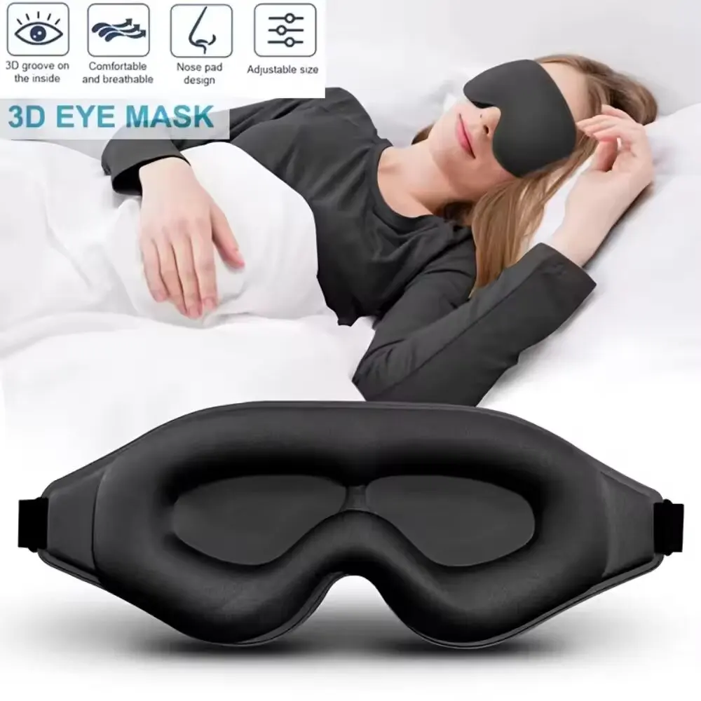 Sleep Eye Mask 3D - Masker Mata 3D, Masker Tidur Nyaman