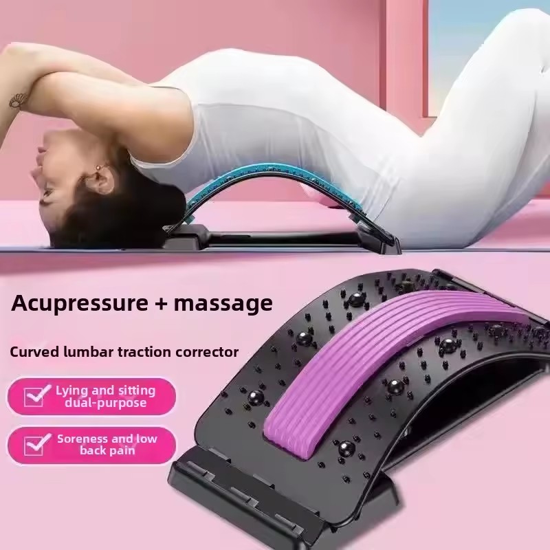 Back Stretcher Lumbar - Alat Peregangan Punggung Magnetik untuk Relaksasi