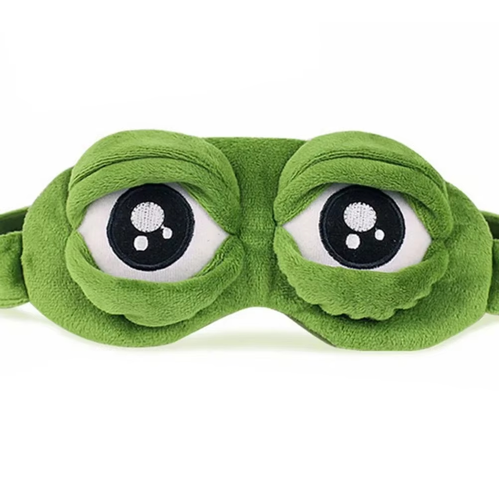 Sleep Eye Mask 3D - Masker Tidur Katak Sedih 3D Penutup