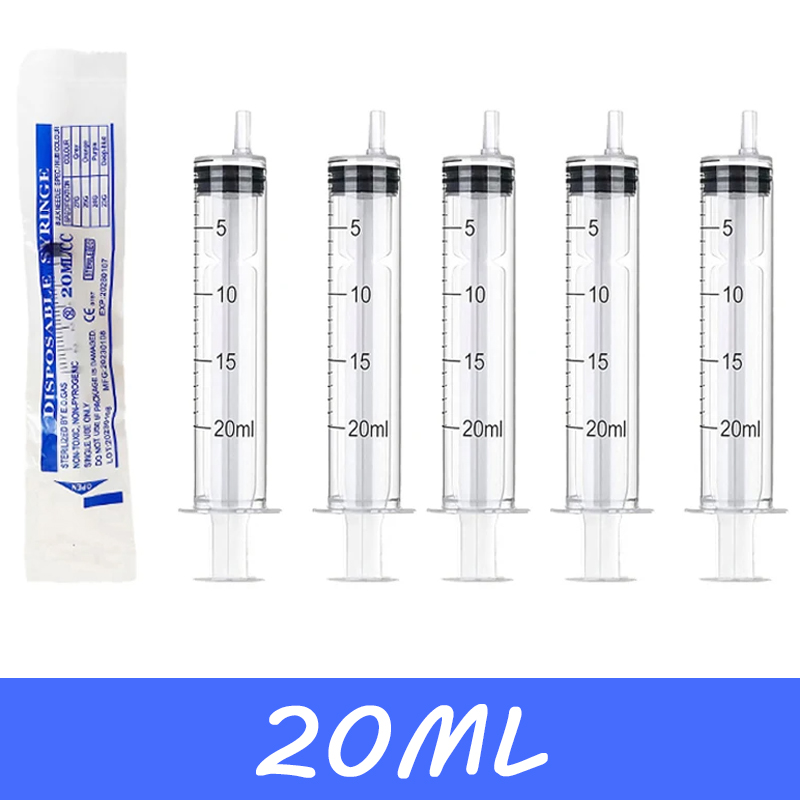 Health Wellness Products - Suntik Plastik 20ml Tanpa Jarum, Kemasan