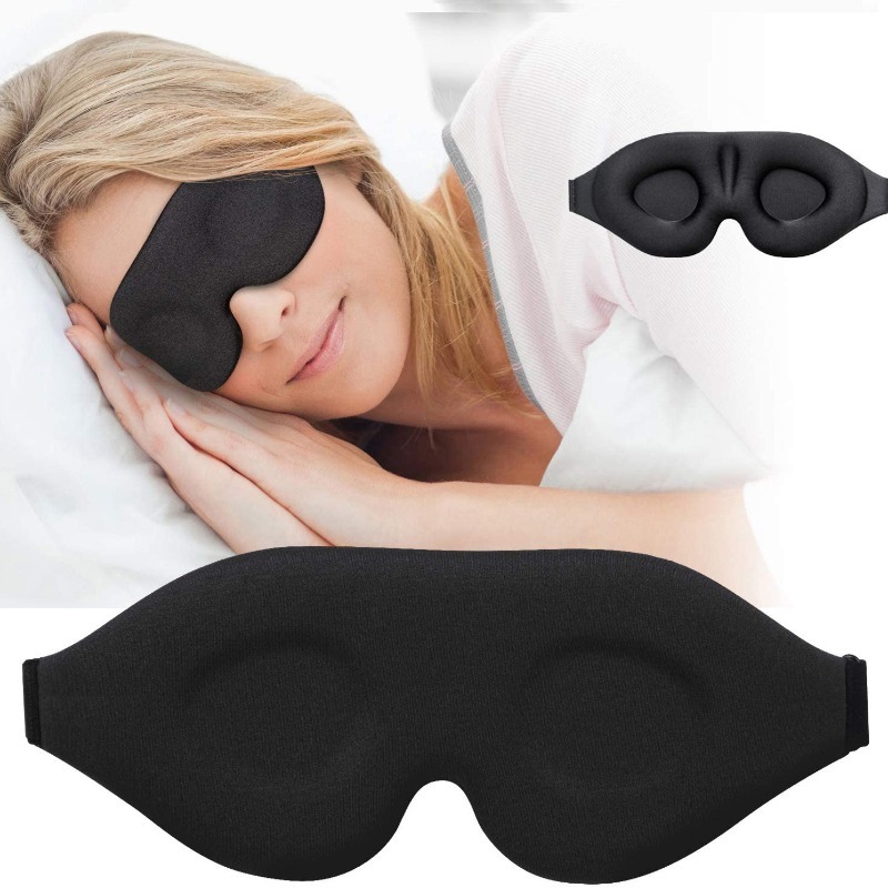 Sleep Eye Mask 3D - Masker Tidur Busa Memori 3D Kontur