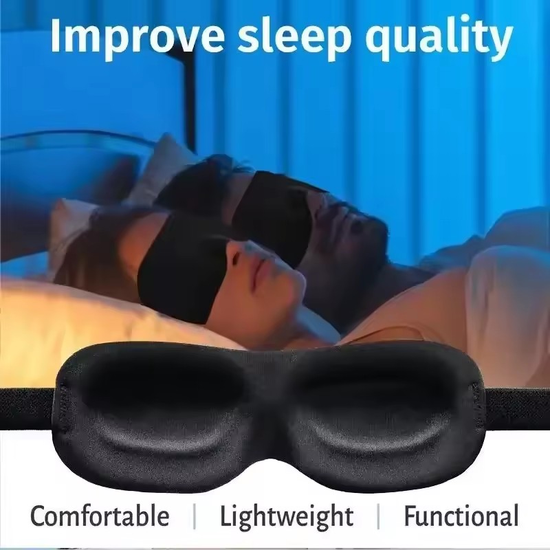 Sleep Eye Mask 3D - Masker Tidur 3D yang Dapat Disesuaikan