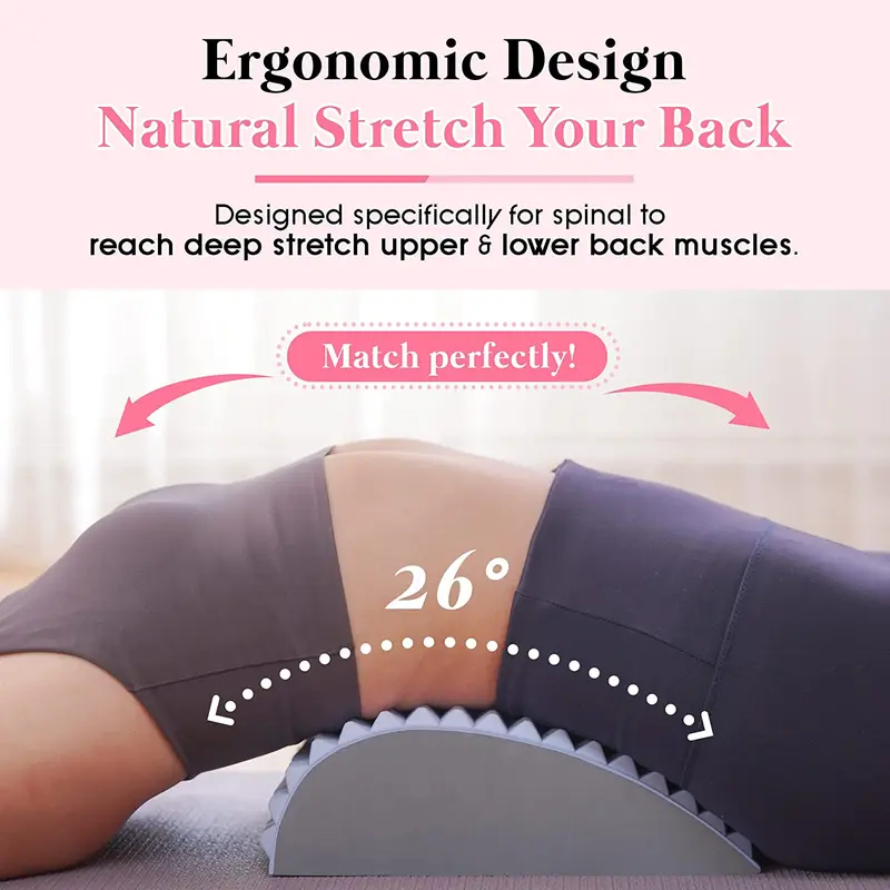 Back Stretcher Lumbar - Alat Peregangan Pereda Nyeri Punggung Bawah,