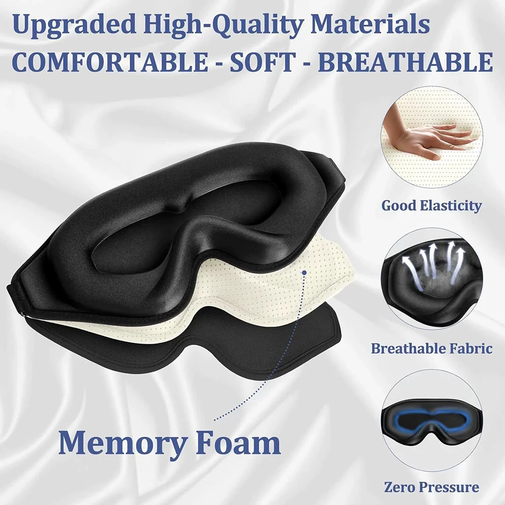 Masker Mata 3D, Masker Tidur N - Sleep Eye Mask 3D ulasan dan harga