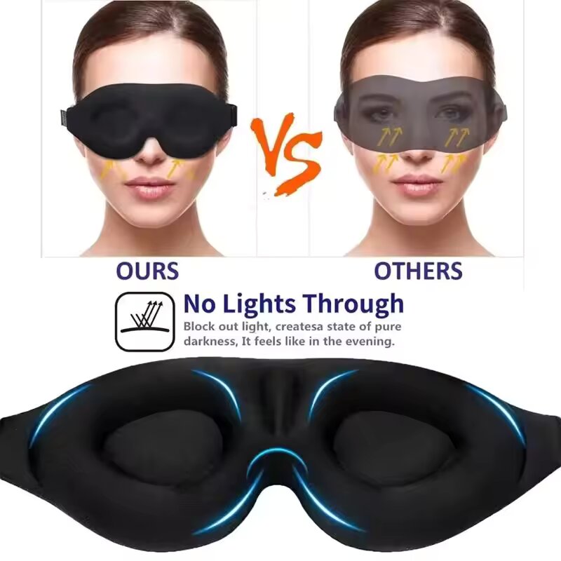 Masker Tidur 3D Penutup Mata A - Sleep Eye Mask 3D ulasan dan harga