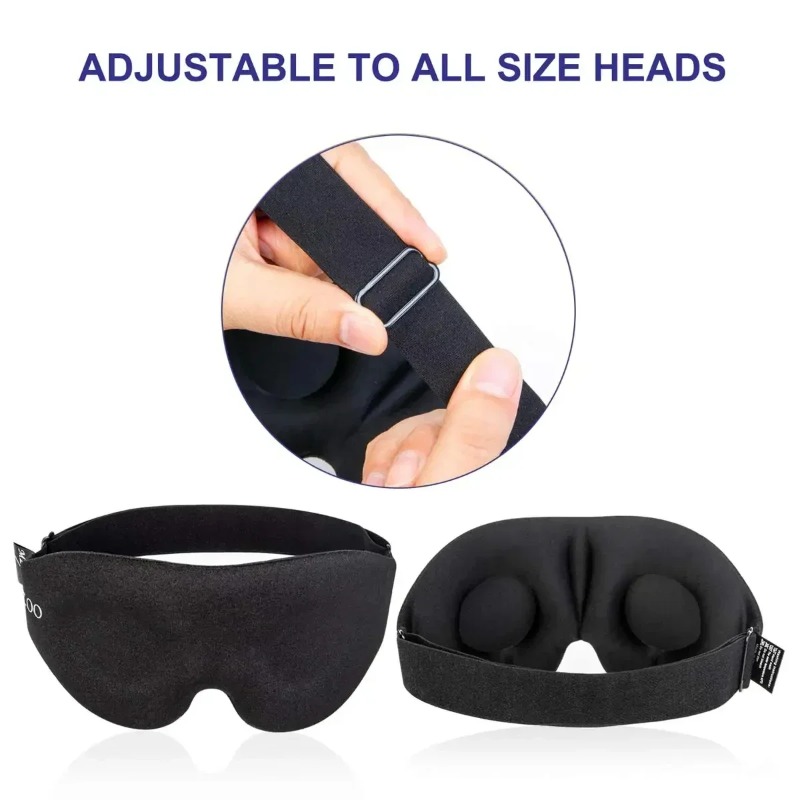 1 Buah Masker Tidur Berkontur  - Sleep Eye Mask 3D ulasan dan harga