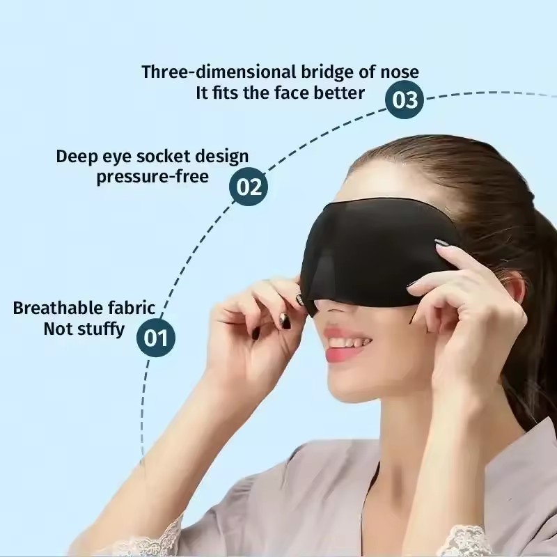 Masker Tidur 3D Super Lembut - - Sleep Eye Mask 3D ulasan dan harga