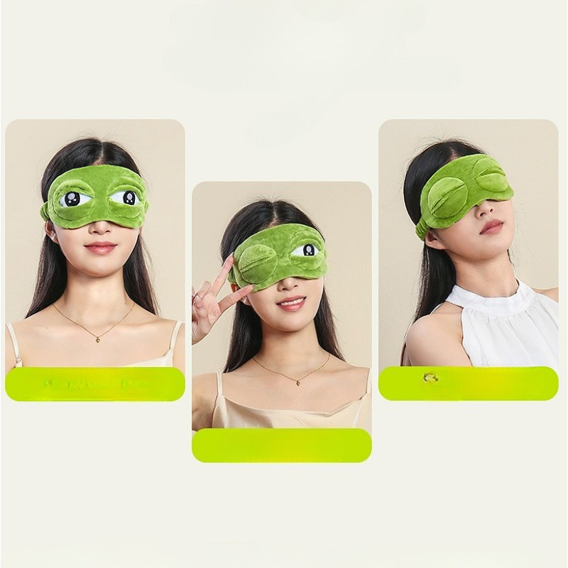 Masker Tidur Katak Sedih 3D Pe - Sleep Eye Mask 3D ulasan dan harga