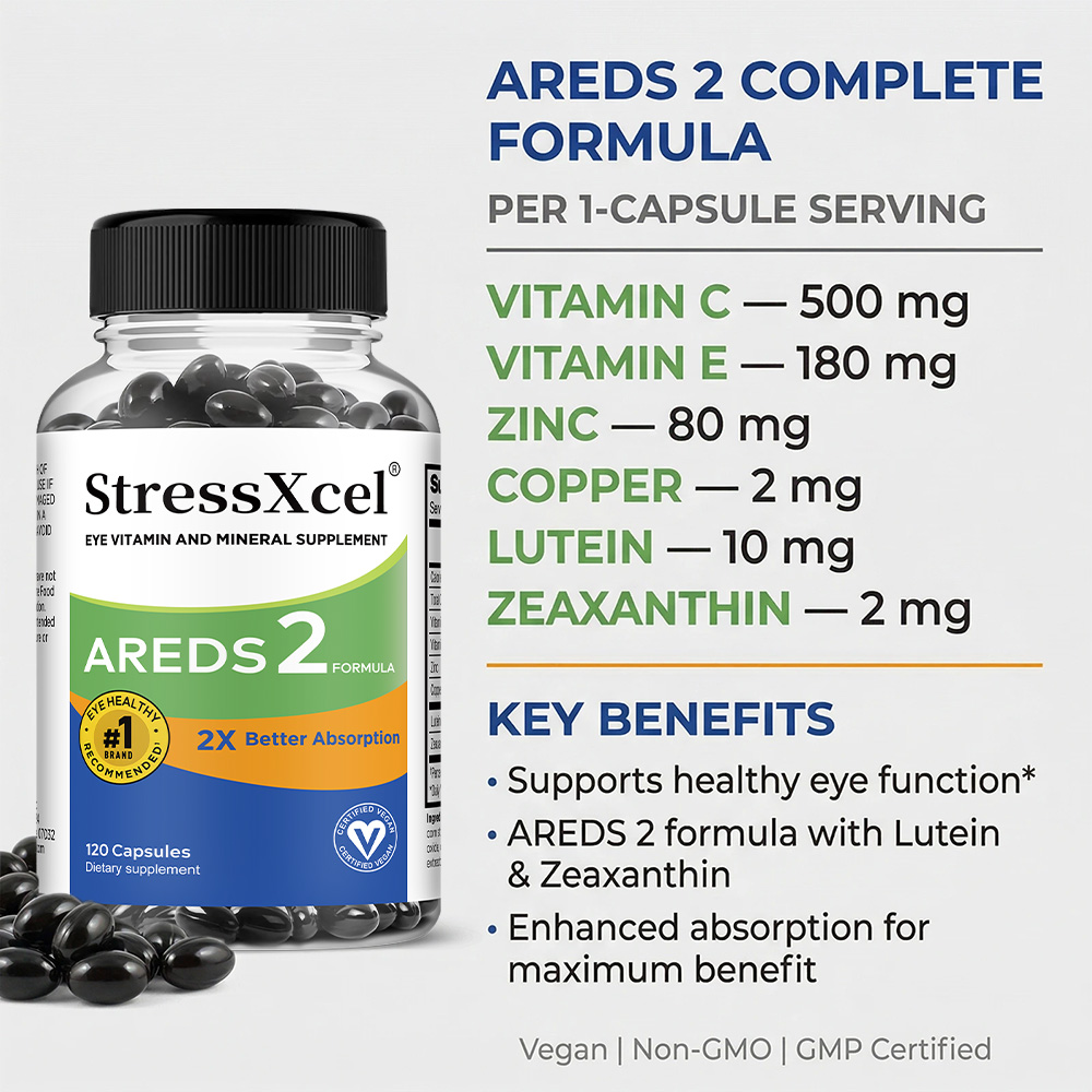 Kapsul AREDS 2, Lutein & Zeaxa - Health Wellness Day ulasan dan harga