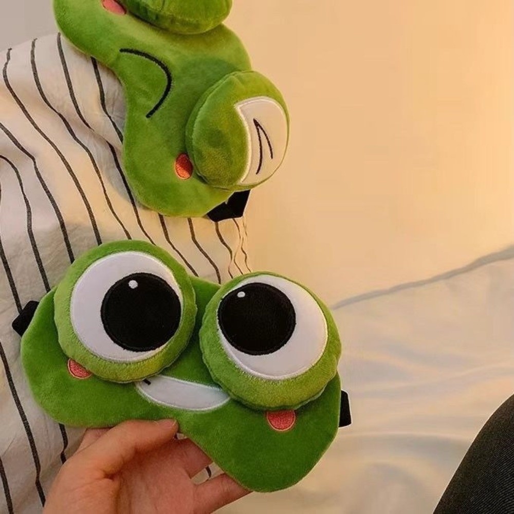 Penutup Mata Tidur Katak Kartu - Sleep Eye Mask 3D ulasan dan harga