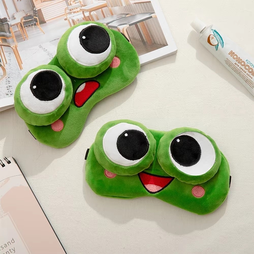 Penutup Mata Tidur Katak Kartu - Sleep Eye Mask 3D ulasan dan harga