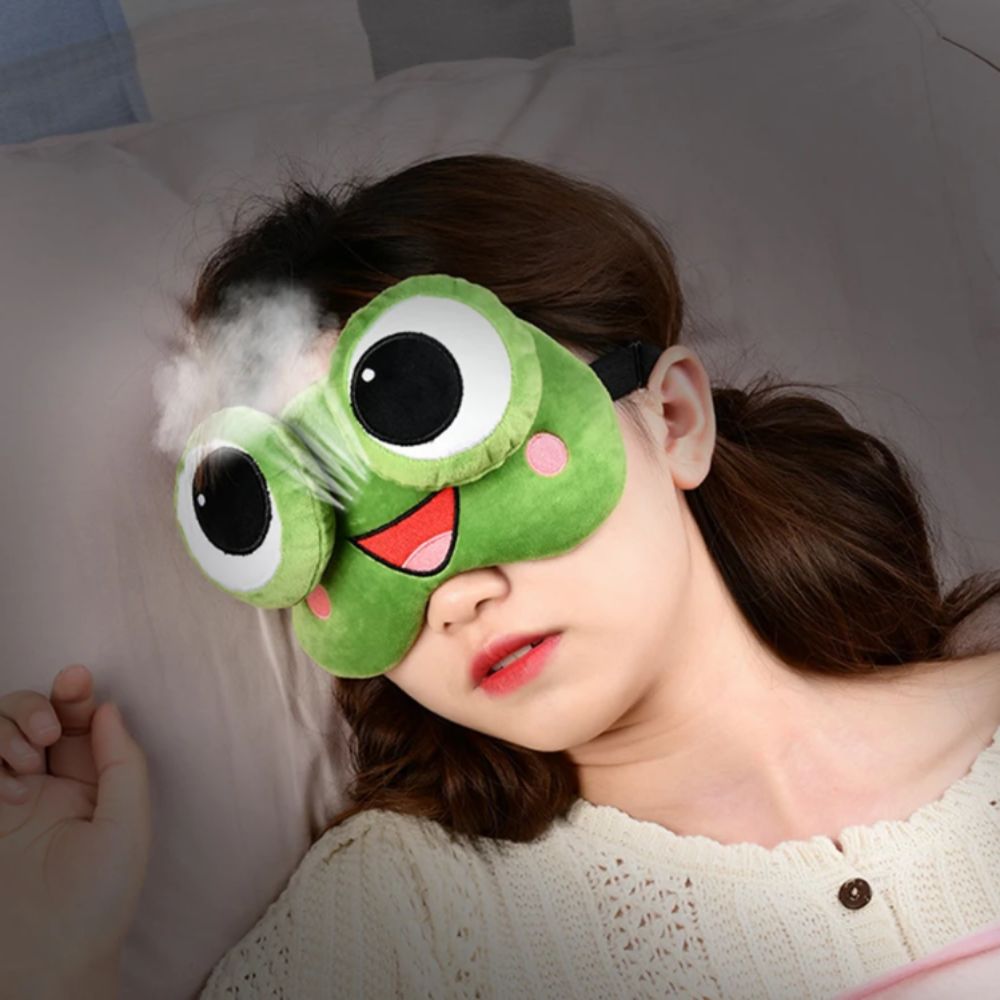 Penutup Mata Tidur Katak Kartu - Sleep Eye Mask 3D ulasan dan harga