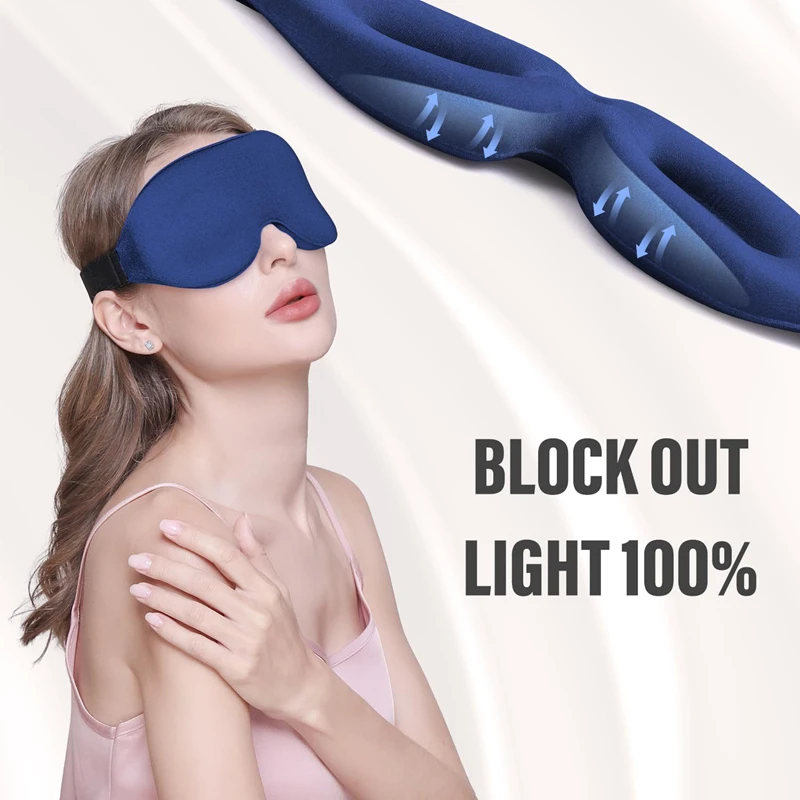 Penutup Mata Tidur 3D yang Ber - Sleep Eye Mask 3D ulasan dan harga