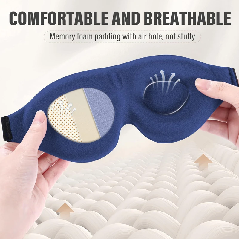Penutup Mata Tidur 3D yang Ber - Sleep Eye Mask 3D ulasan dan harga