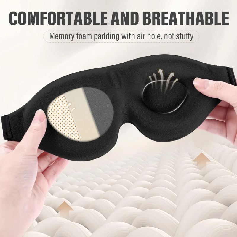 Masker Tidur Stereo 3D, Busa R - Sleep Eye Mask 3D ulasan dan harga