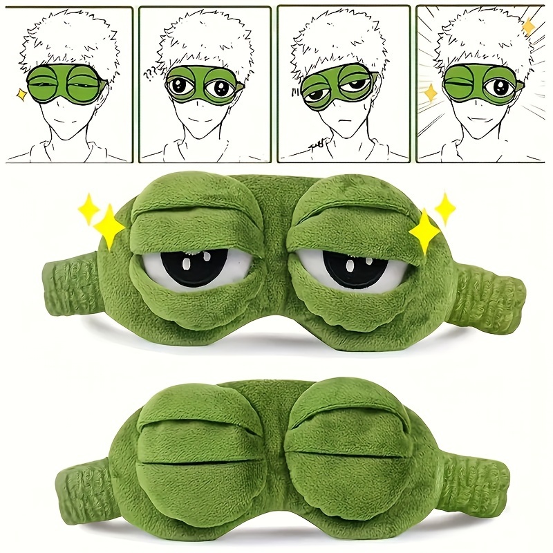 Masker Mata Tidur 3D Katak Luc - Sleep Eye Mask 3D ulasan dan harga
