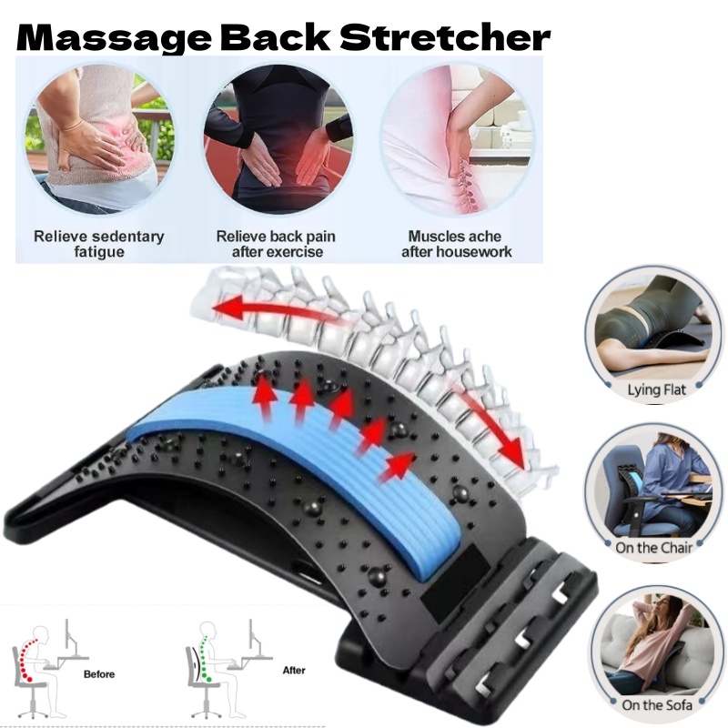 Alat Peregangan Relaksasi Otot - Back Stretcher Lumbar ulasan dan harga