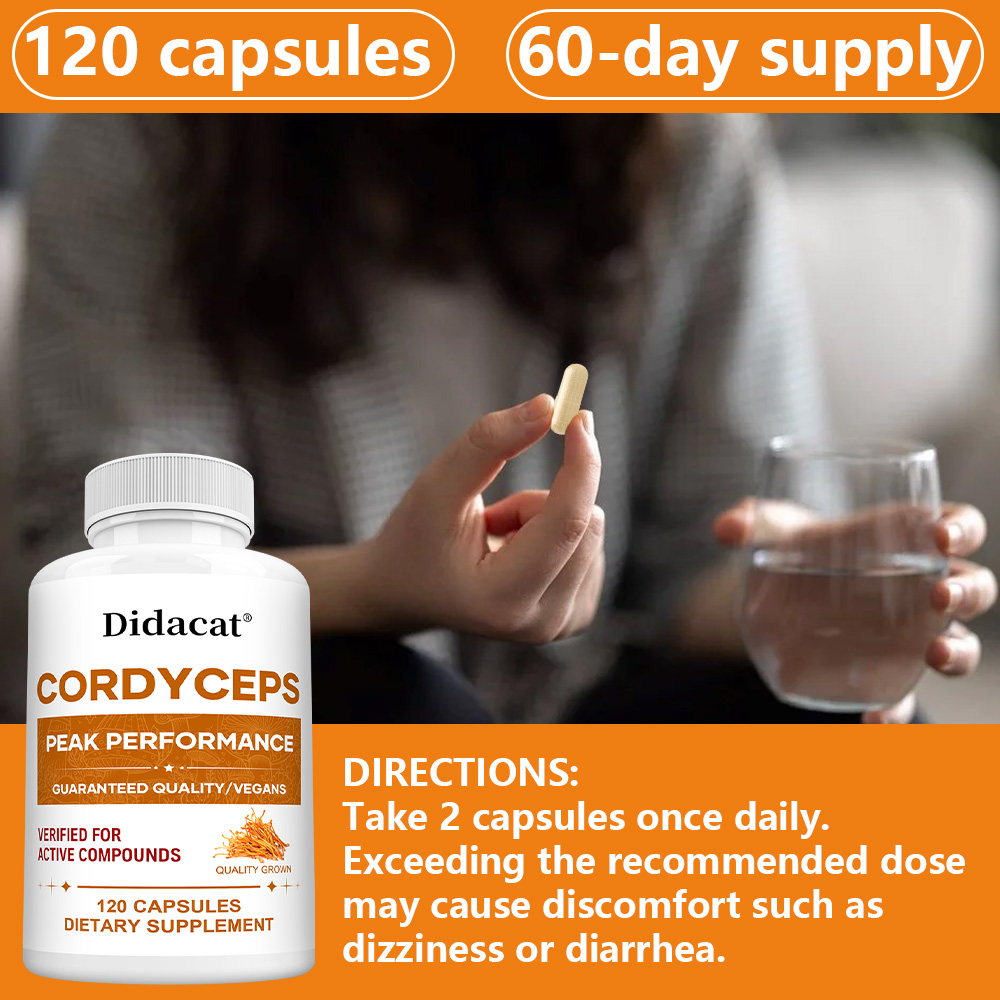 Kapsul Jamur Cordyceps 1000mg, - Health Wellness Day ulasan dan harga