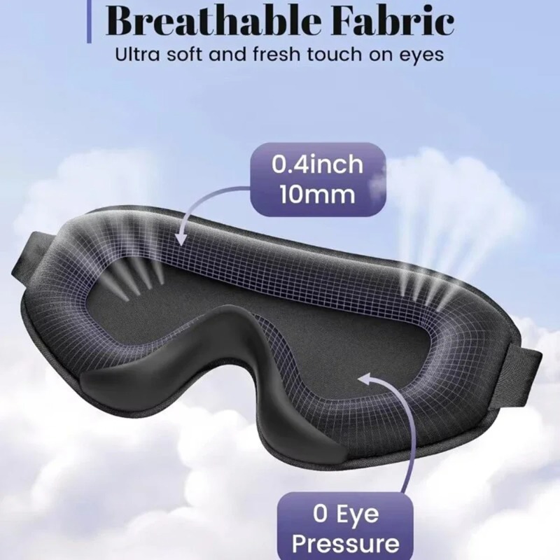 Masker Tidur Blackout untuk Ti - Sleep Eye Mask 3D ulasan dan harga