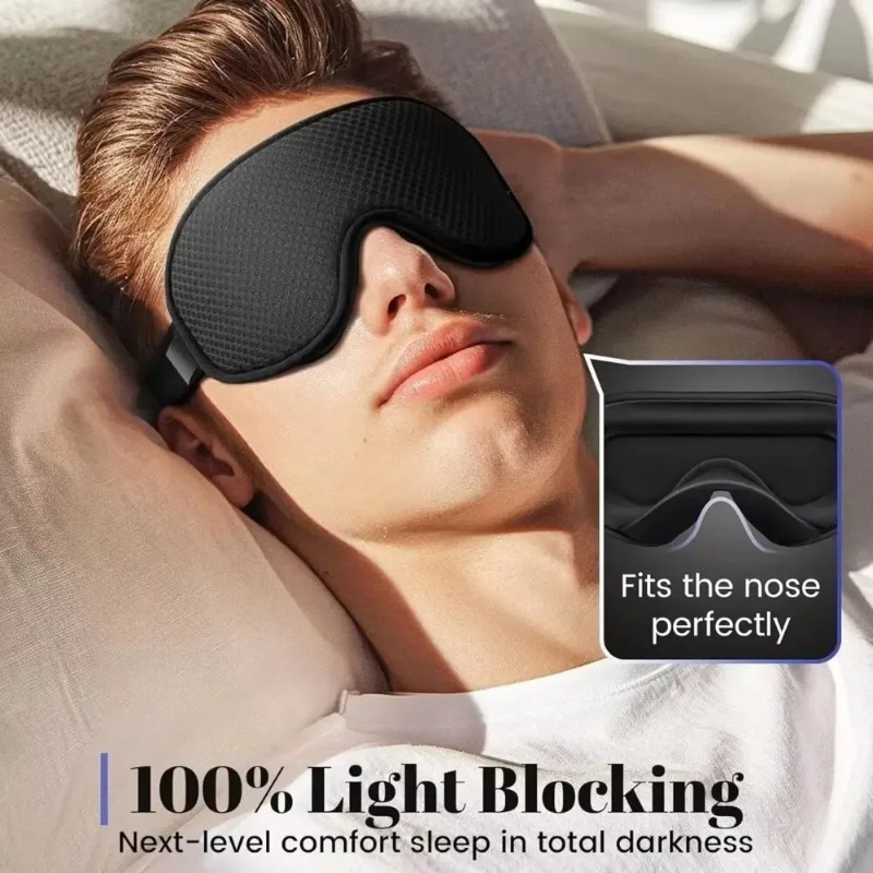 Masker Tidur Blackout untuk Ti - Sleep Eye Mask 3D ulasan dan harga