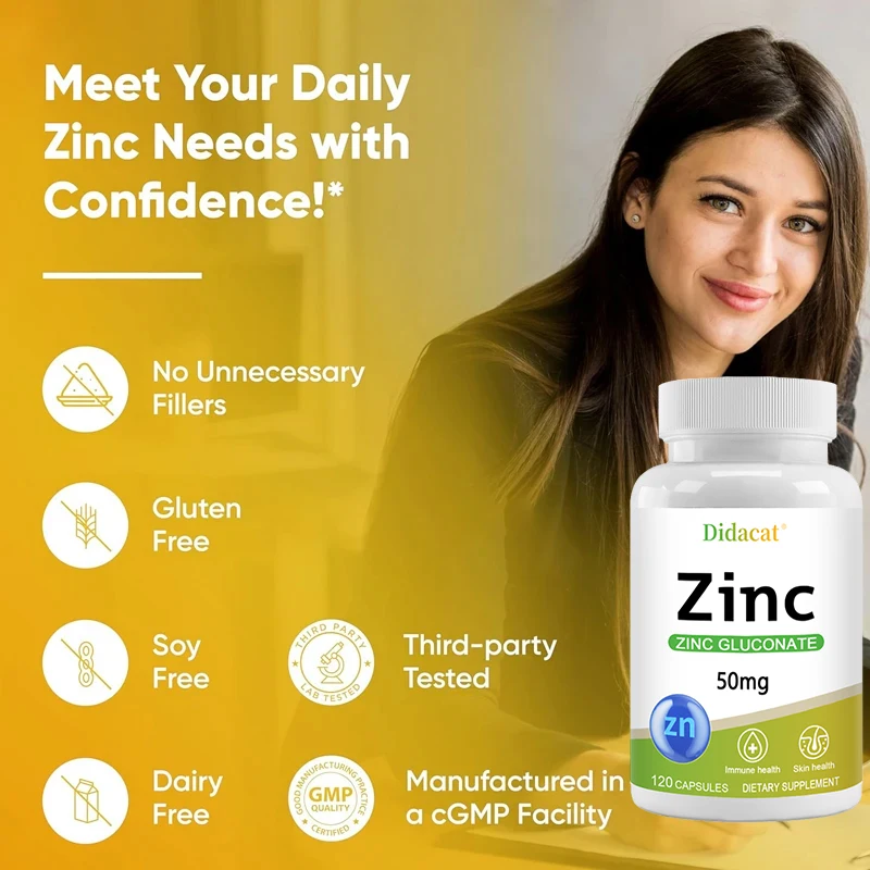 Seng 50 Mg-dengan seng glukona - Health Wellness Day ulasan dan harga